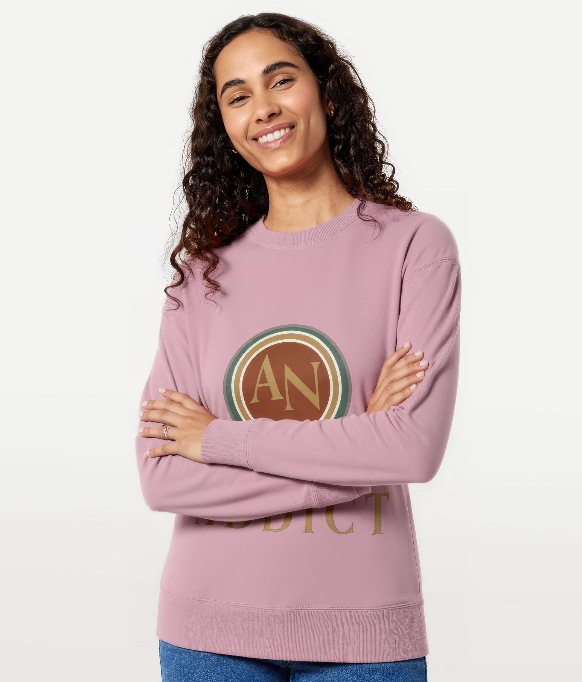 An Addict Heritage Sweatshirt – Rose Earth Edition