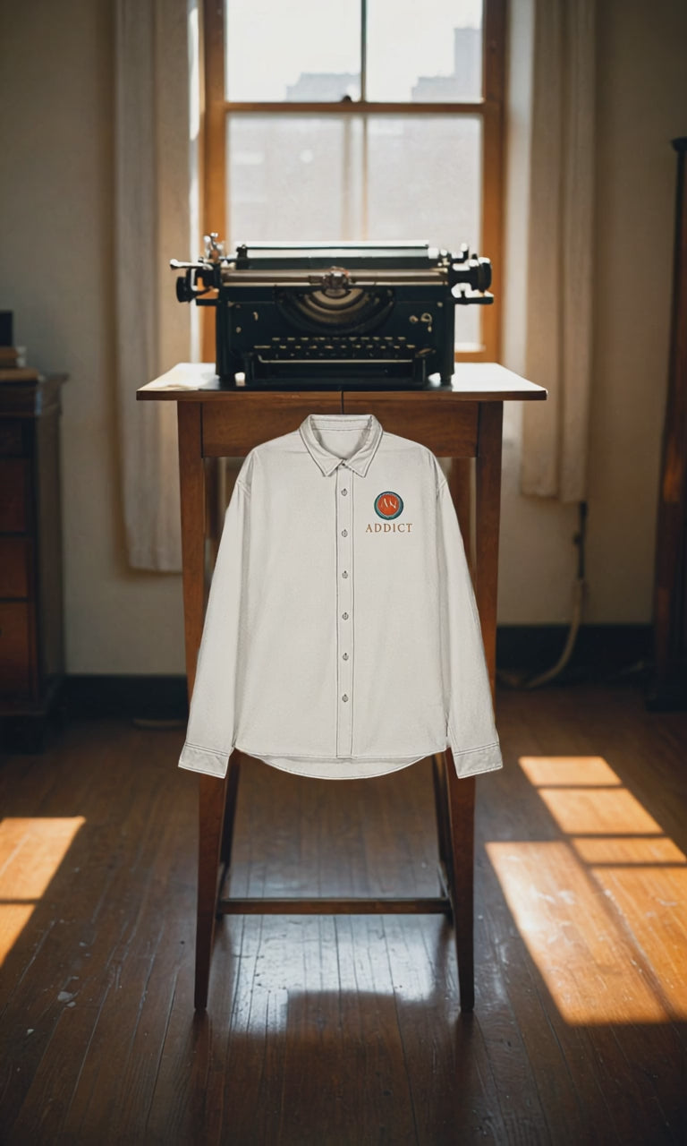 An Addict “Origin” Worker Shirt (Unisex)– Organic Cotton Statement Wear